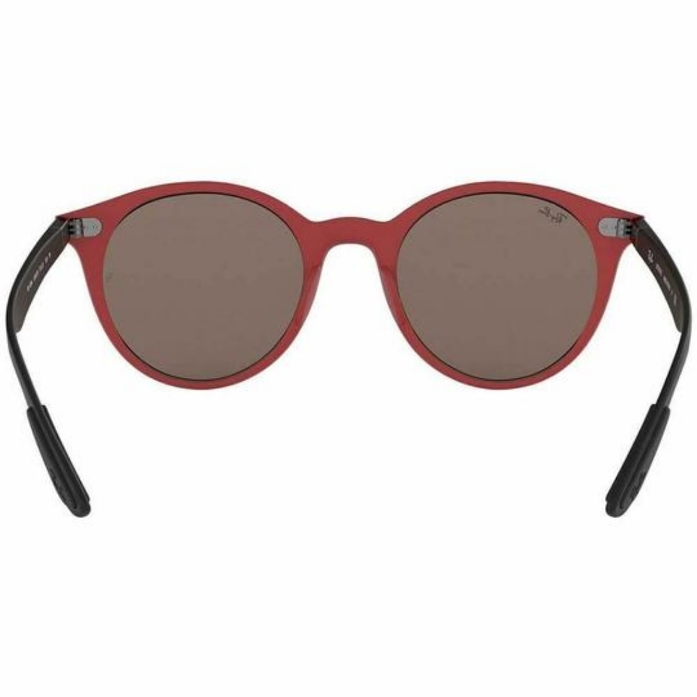 Ray-Ban Round Sunglasses Brown Mirrored Gold Lens - Picture 4 of 5
